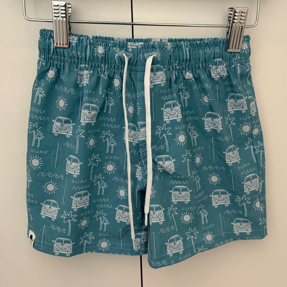 George Hats Blue Surf Hybrid Swim Shorts 5-6y